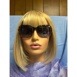 Bebe Women’s Oversized Square Sunglasses – Tortoiseshell Brown –  (NWT)